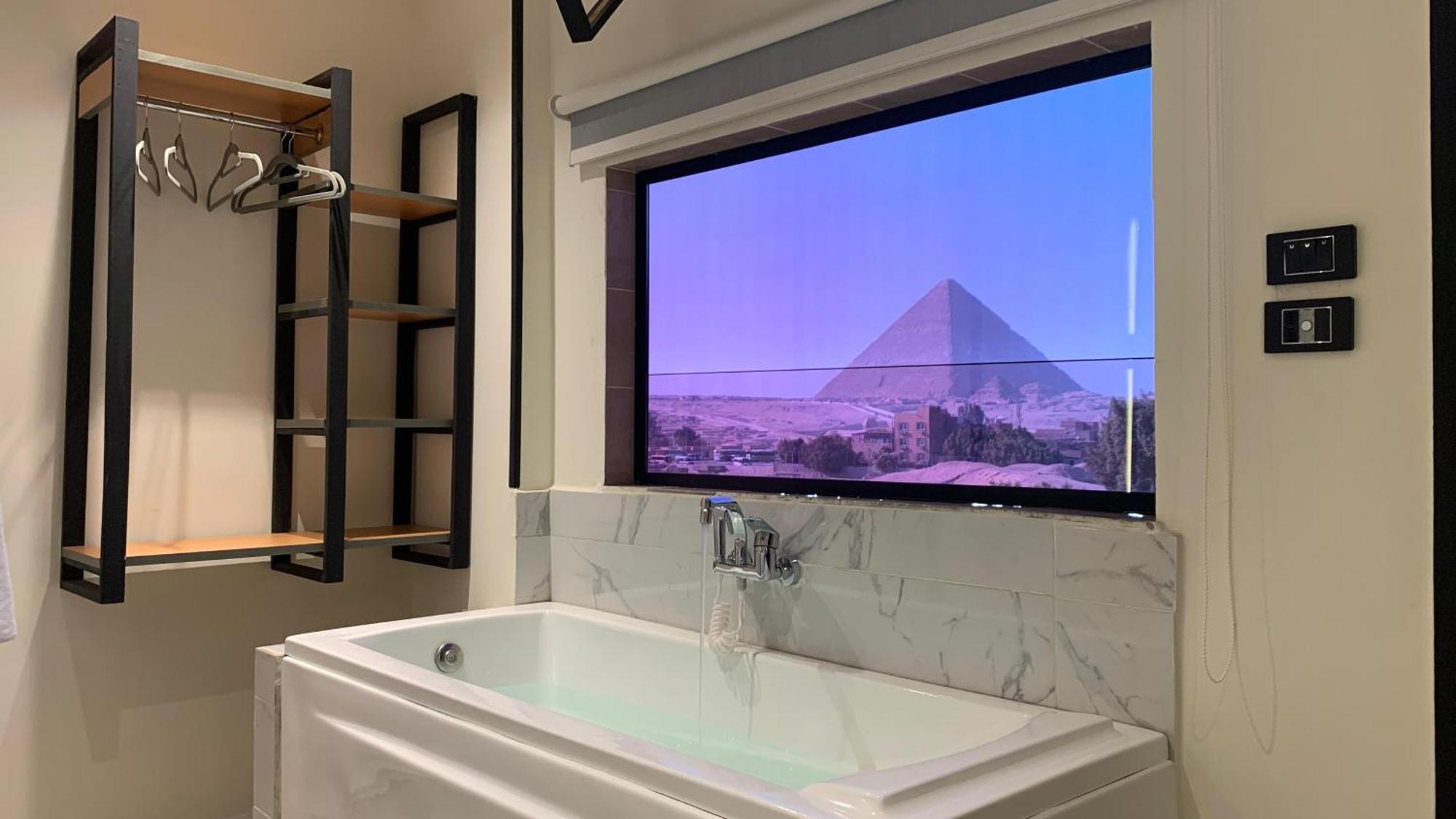 Capo Pyramid Hotel Kafrat al Jabal ภายนอก รูปภาพ