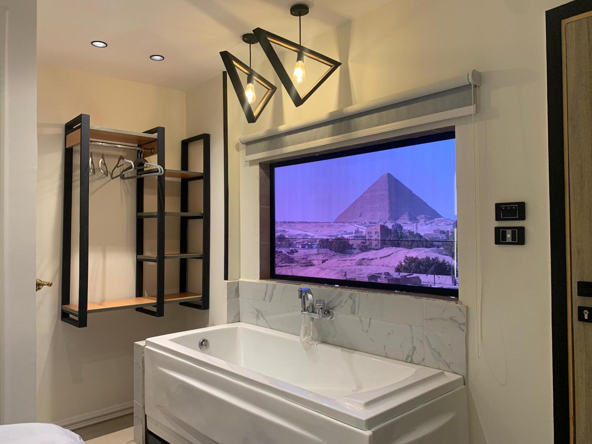 Capo Pyramid Hotel Kafrat al Jabal ภายนอก รูปภาพ